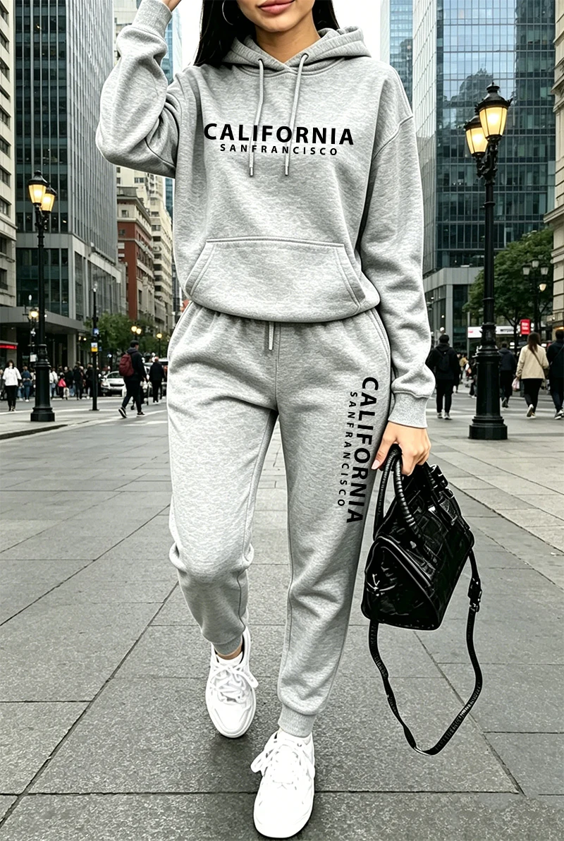 Winter Clothing For Women - Conjunto de Treino Feminino de Qualidade