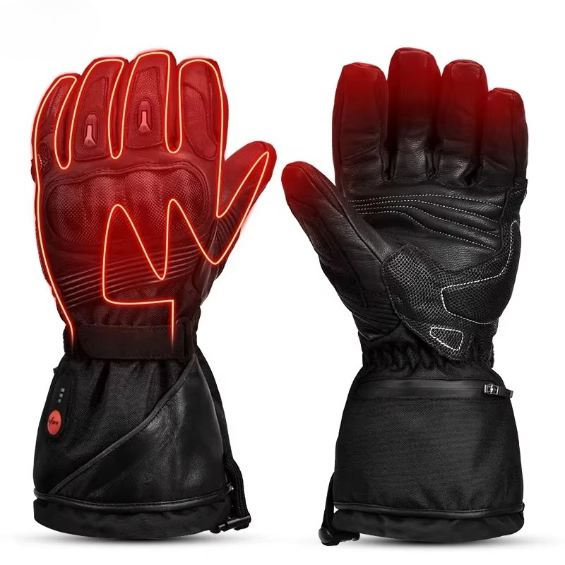 Heated Gloves Electric - Luvas de Motocicleta Aquecidas Personalizadas, Seguras,