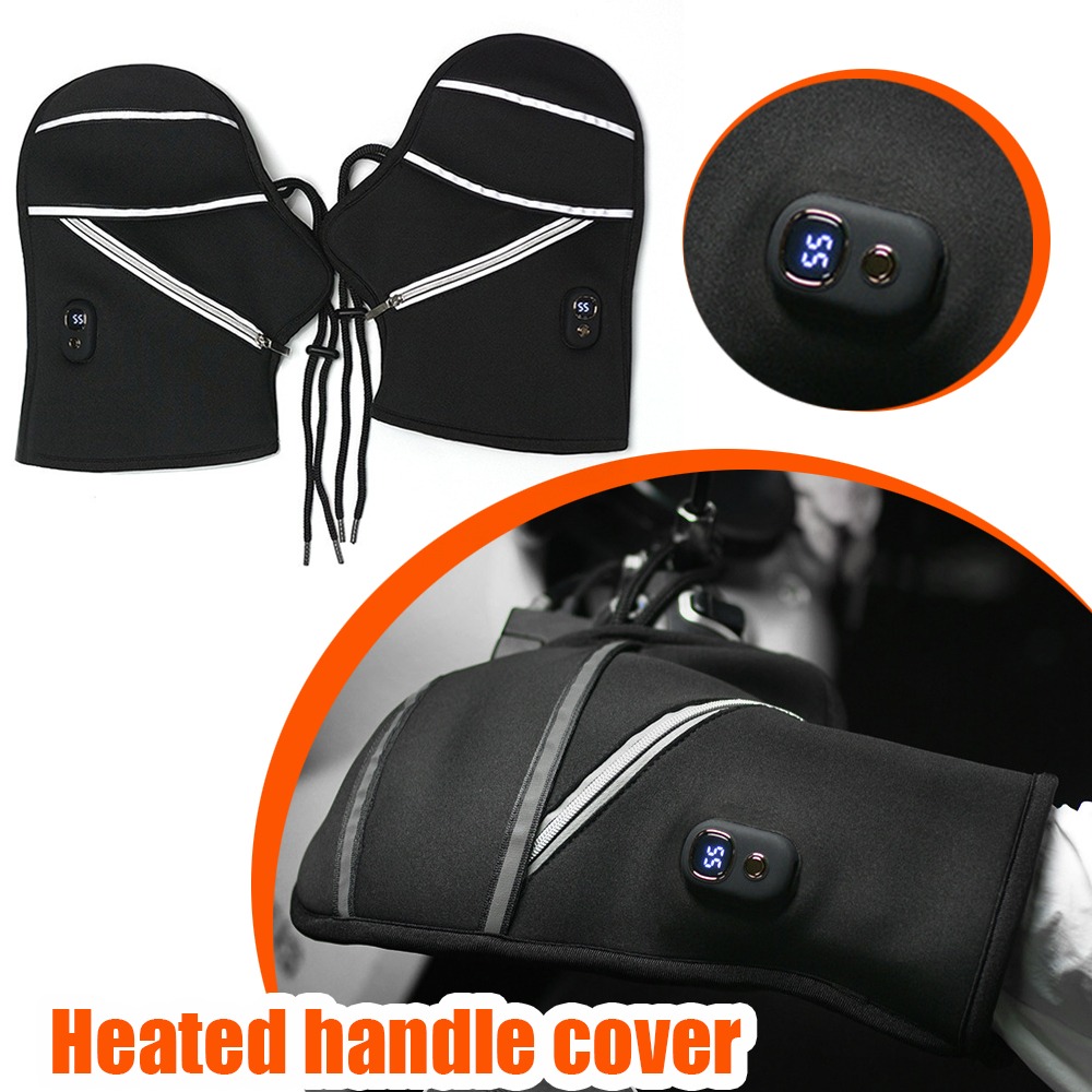 Heated Gloves Electric - Capa para guidão de motocicleta, luvas