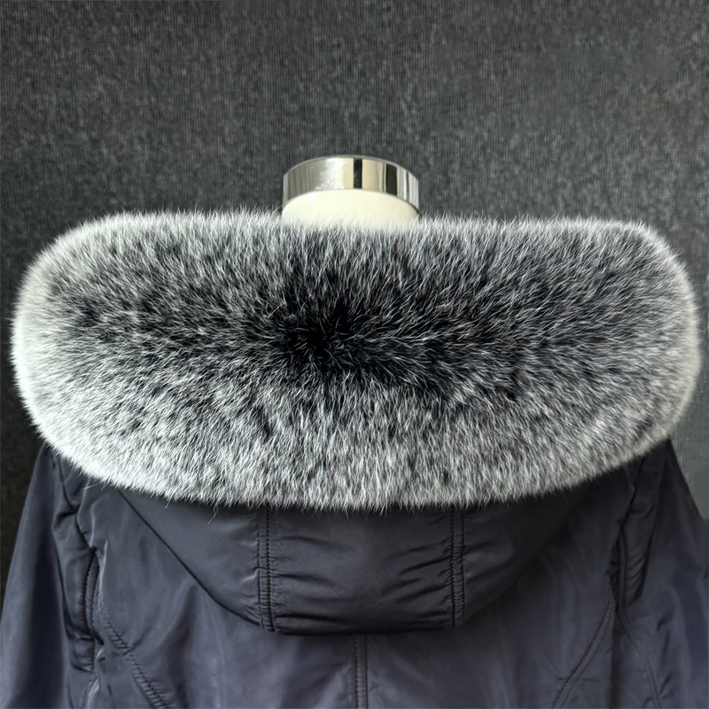 Real Fox Fur Collar Women Univ - Winter Clothing Pk avaliação e preço