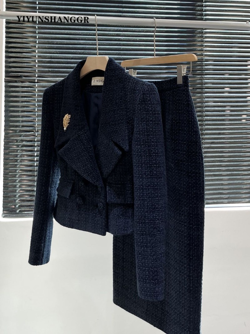 Novo outono inverno tweed tern - Winter Clothing Pk avaliação e preço