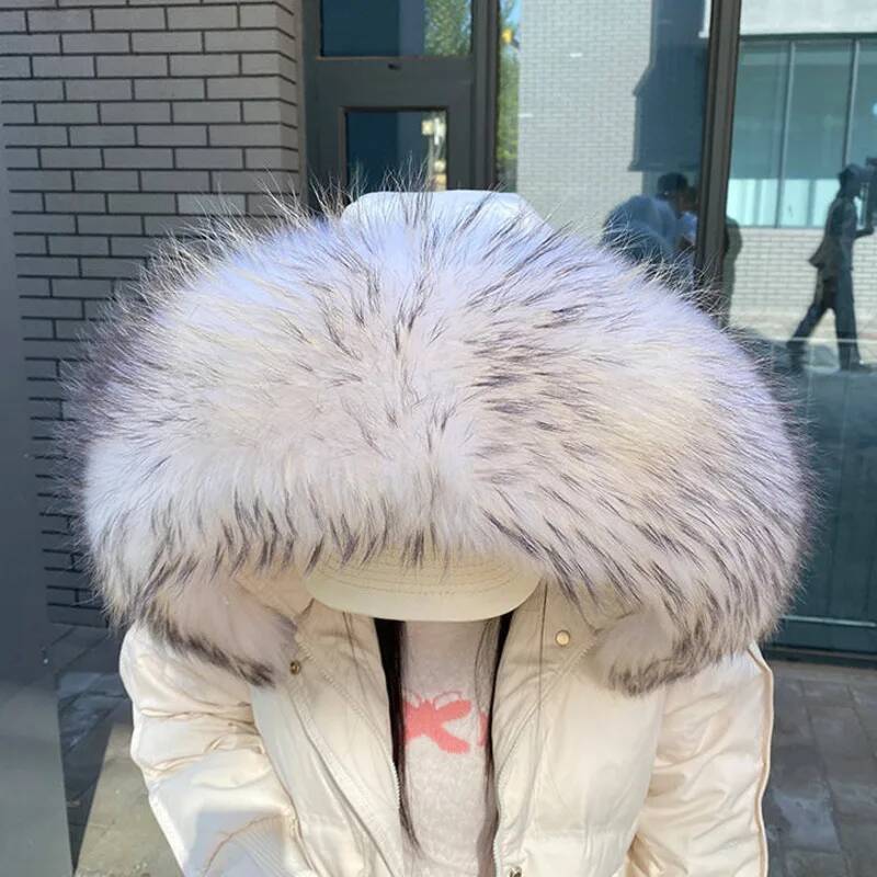 Golas de Pele de Guaxinim para - Winter Clothing Pk avaliação e preço