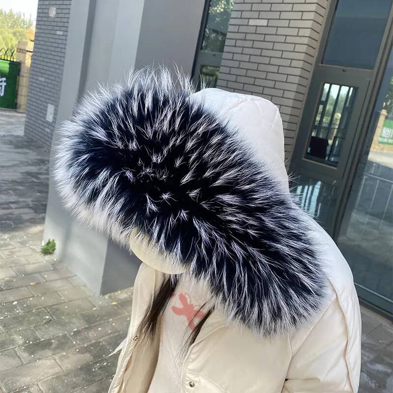 Golas de Pele de Guaxinim para - Winter Clothing Pk avaliação e preço