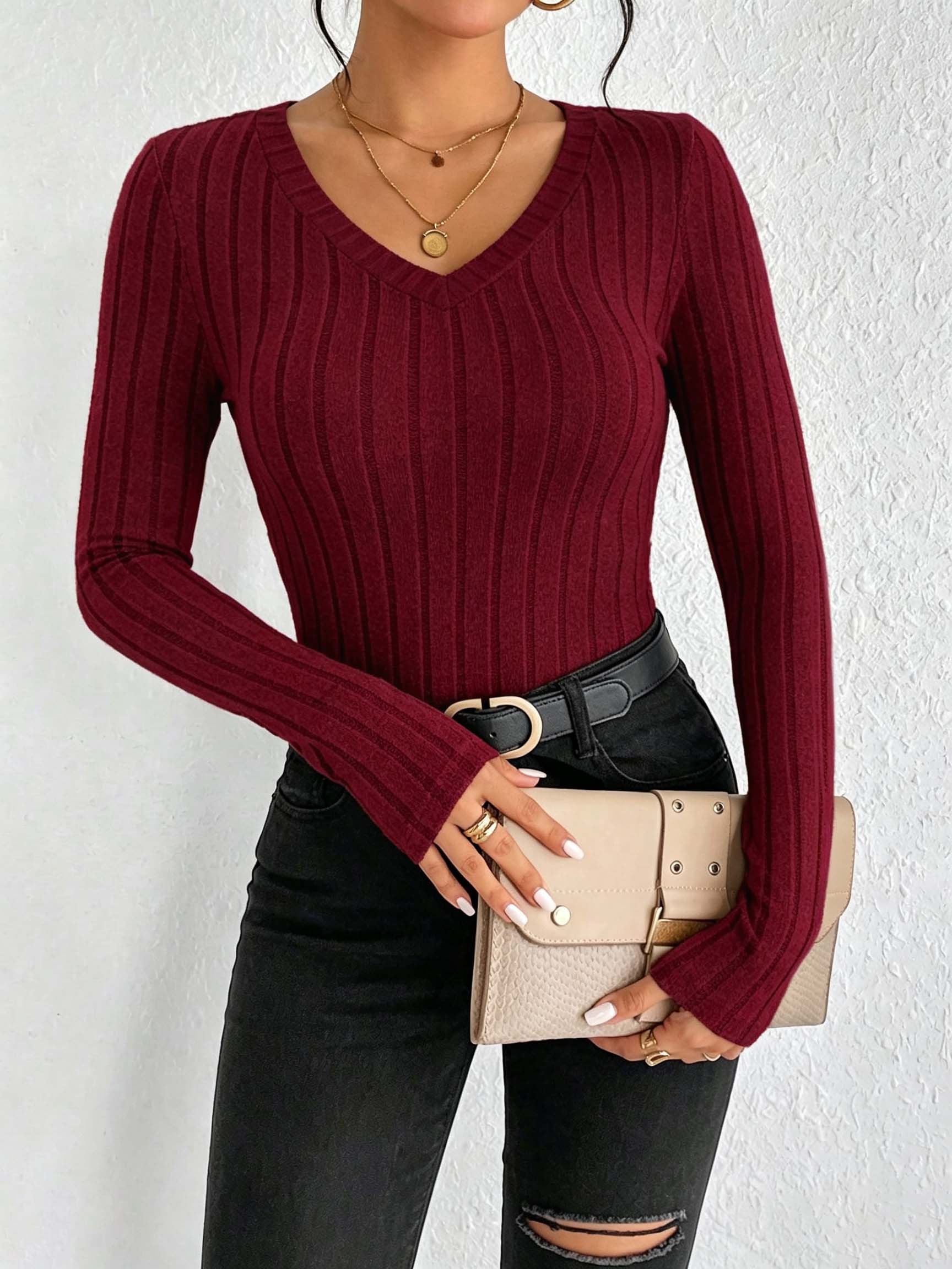 Camiseta Feminina de Malha Can - Winter Clothing For Women avaliação e preço