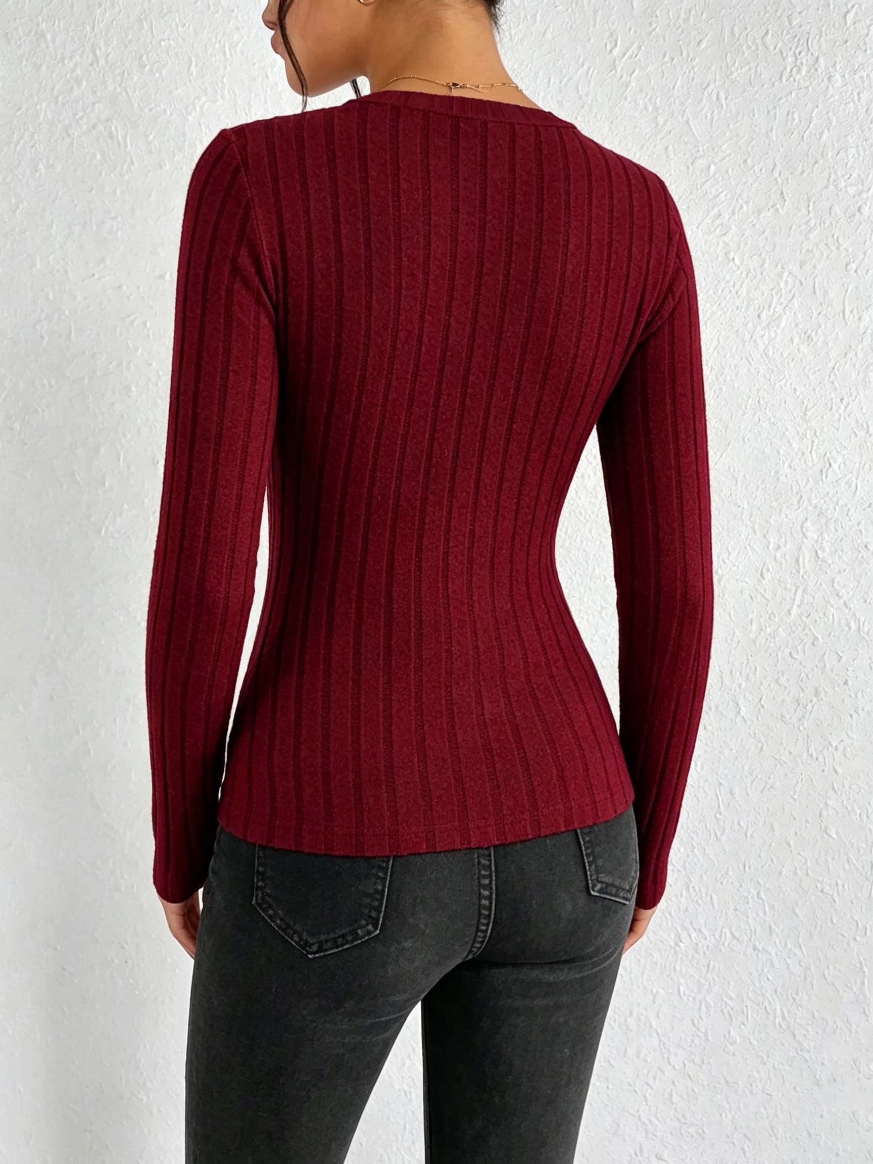 Camiseta Feminina de Malha Can - Winter Clothing For Women avaliação e preço