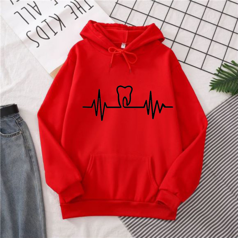 Heatbeat Hoodie Graphic Tooth  - Winter Clothing Drawing avaliação e preço