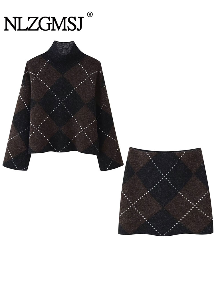 Nlzgmsj conjuntos de malha fem - Winter Clothing Pk avaliação e preço