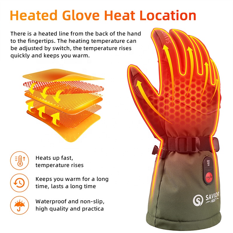 Luvas de esqui elétricas 3m, v - Heated Gloves Electric avaliação e preço