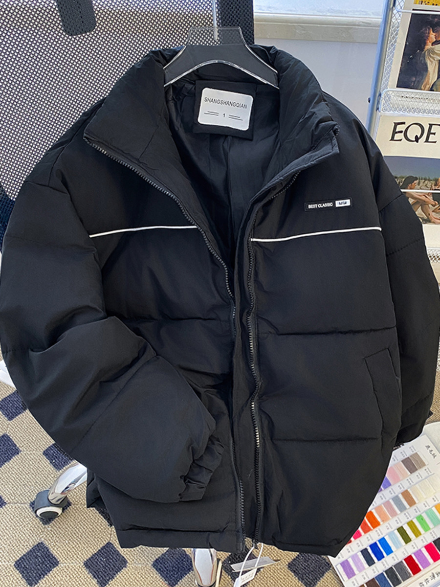 Retro gola alta algodão acolch - Winter Clothing Hong Kong avaliação e preço
