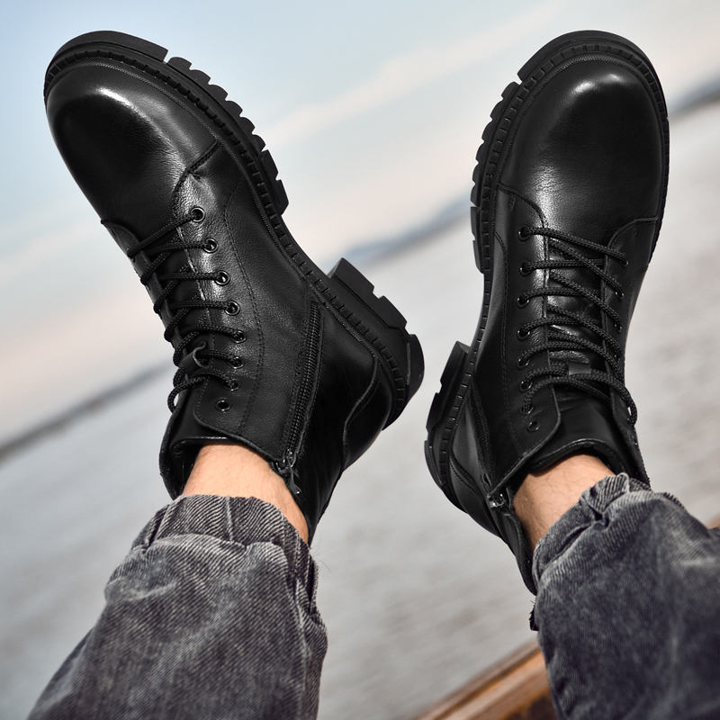 Botas de couro genuíno para ho - Winter Clothing Hiking avaliação e preço