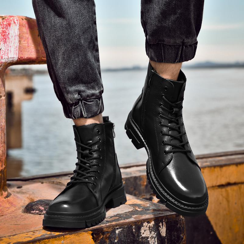 Botas de couro genuíno para ho - Winter Clothing Hiking avaliação e preço