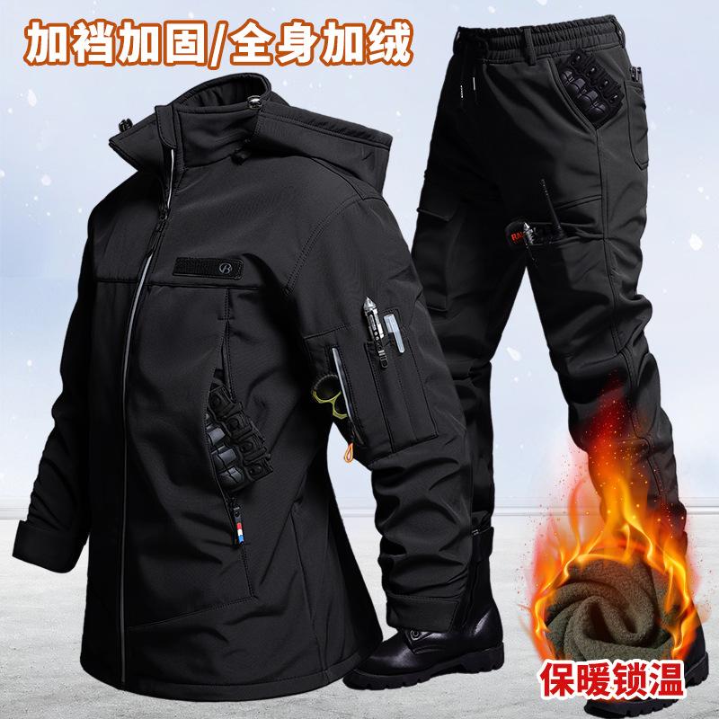 Outono e inverno veludo imperm - Winter Clothing Hiking avaliação e preço