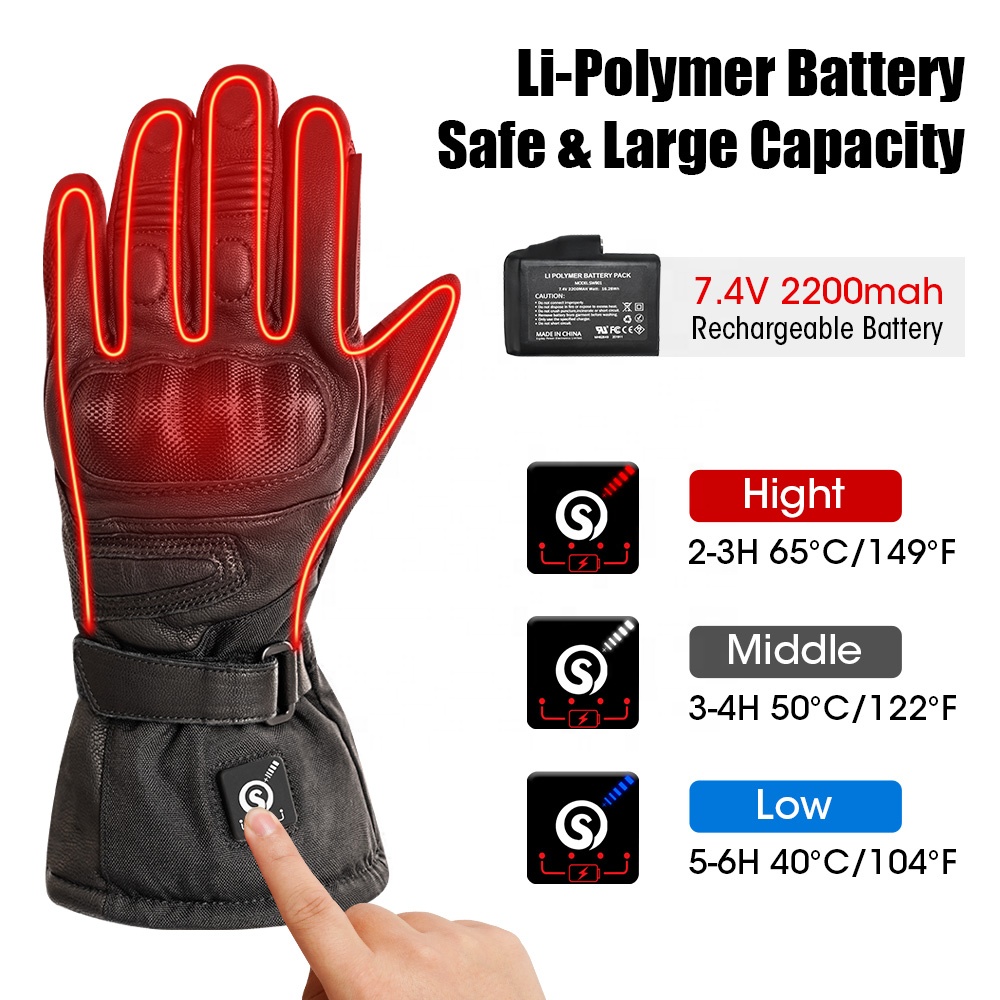 Luvas de Corrida Aquecidas Elé - Heated Gloves Electric avaliação e preço