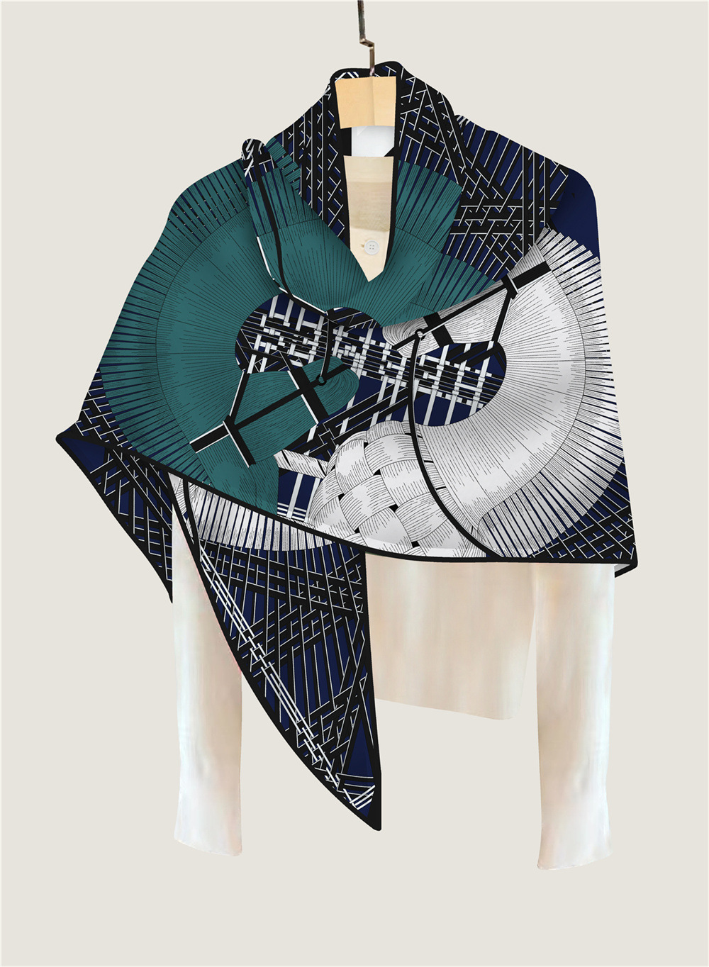 Triângulo xales inverno quente - Winter Clothing Hong Kong avaliação e preço